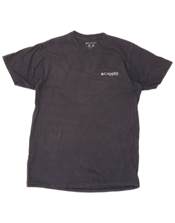 Columbia Mens Graphic T-Shirt Top Medium Grey Cotton