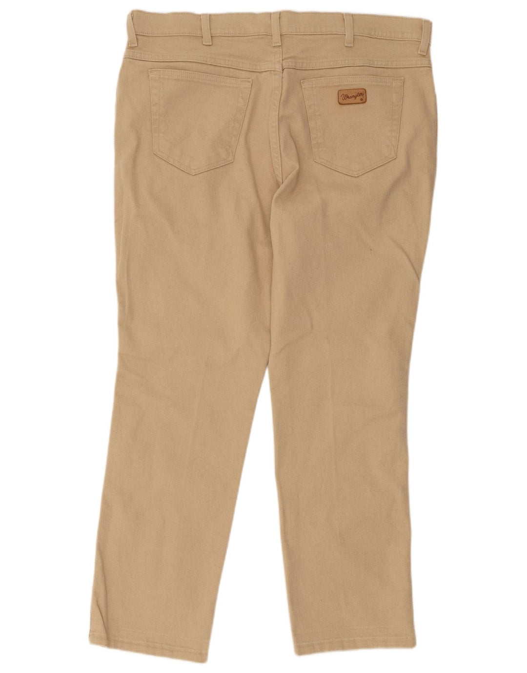 Wrangler Mens Straight Jeans W40 L30 Beige