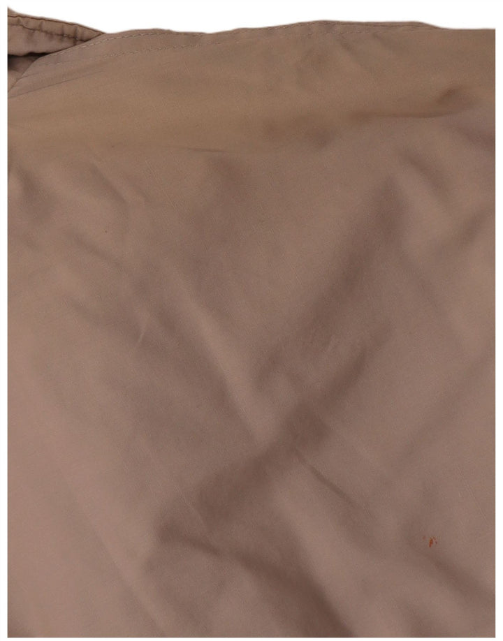 Adidas Mens Tracksuit Top Jacket IT 54 XL Beige Colourblock Polyester