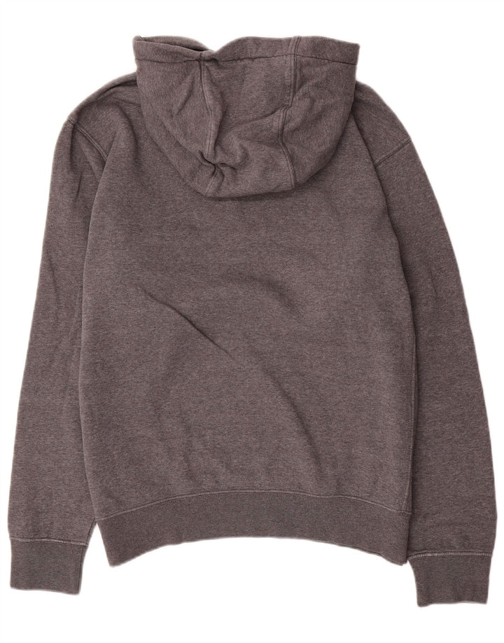 Nike Herren Kapuzenpullover aus mittelgrauer Baumwolle