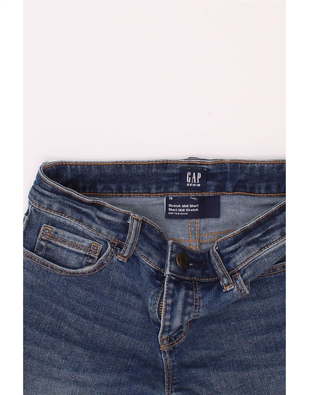 Gap Boys Denim Shorts 9-10 Years W24 Blue Cotton