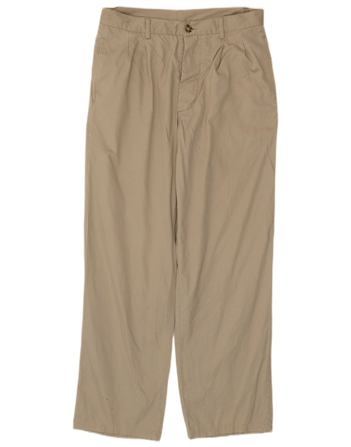 RIFLE Mens Pegged Chino Trousers W32 L31 Beige