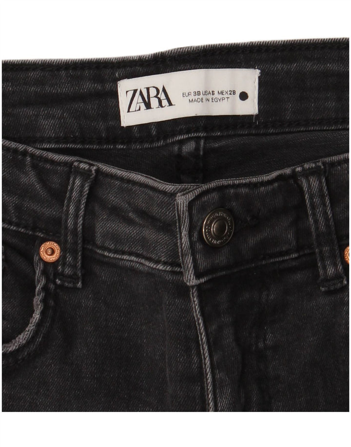 Zara Dame Slim Jeans EU 38 Small W28 L25 Grå