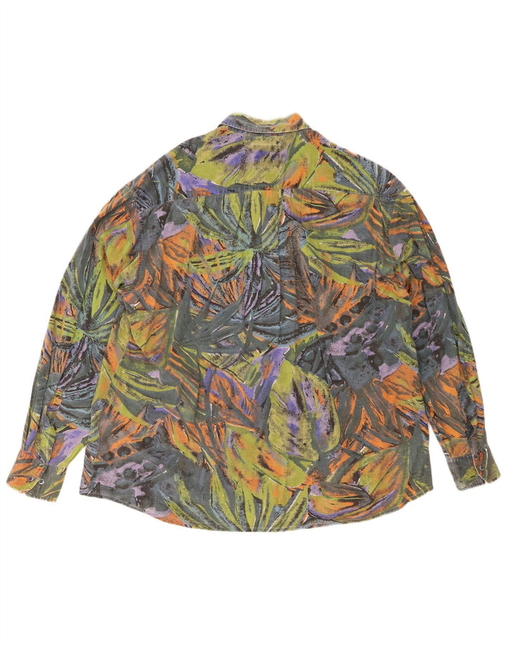 VINTAGE Mens Abstract Pattern Shirt Size 43/44 XL Multicoloured