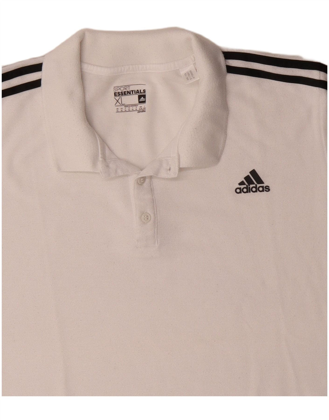 Adidas Homme Climalite Polo XL Blanc Polyester