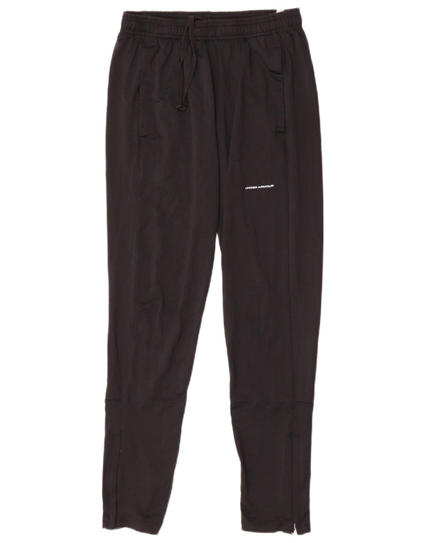Pantaloni da tuta da uomo Under Armour poliestere nero medio