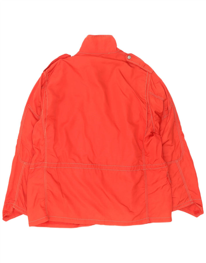 Jeckerson Herren Utility Jacke UK 40 Large Rot Polyamid