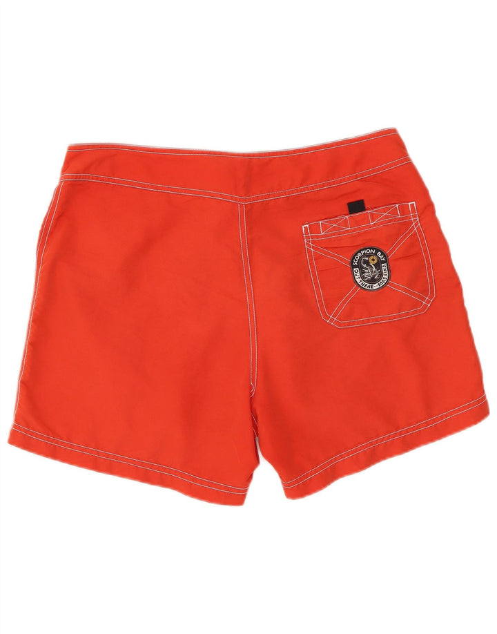 Scorpion Bay Herre grafiske svømmeshorts store røde polyester