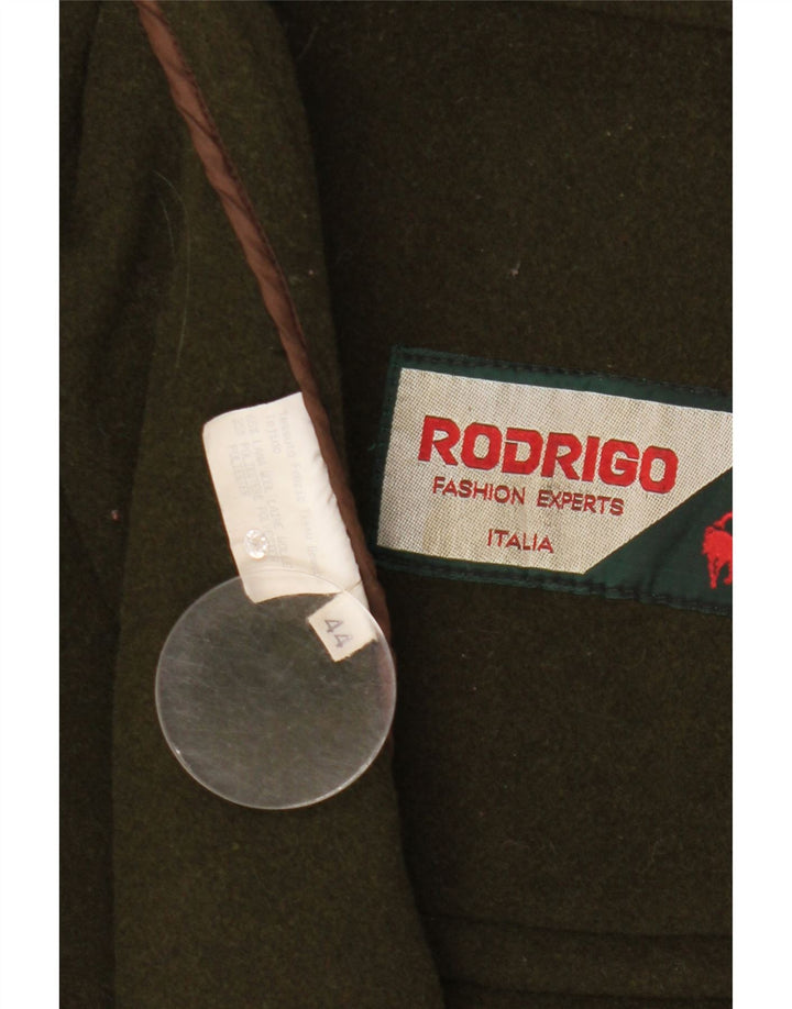 Rodrigo Herren Dufflecoat UK 44 2XL Schwarze Wolle