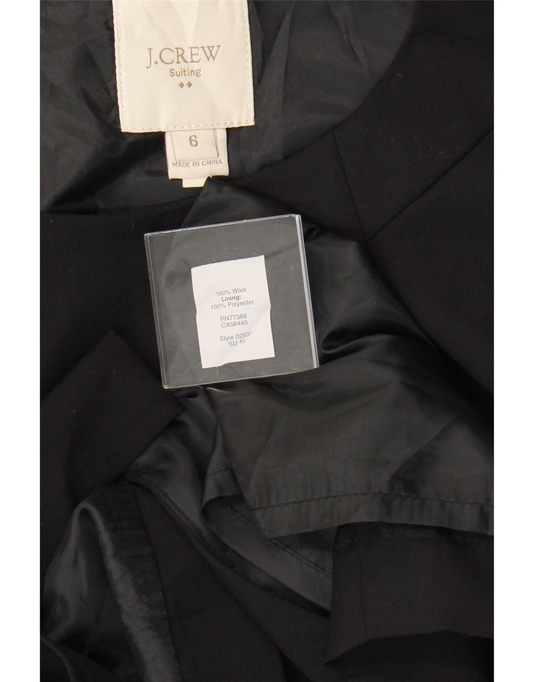J. CREW Womens Sleeveless Bodycon Dress US 6 Medium Black Polyester Vintage J. Crew and Second-Hand J. Crew from Messina Hembry 