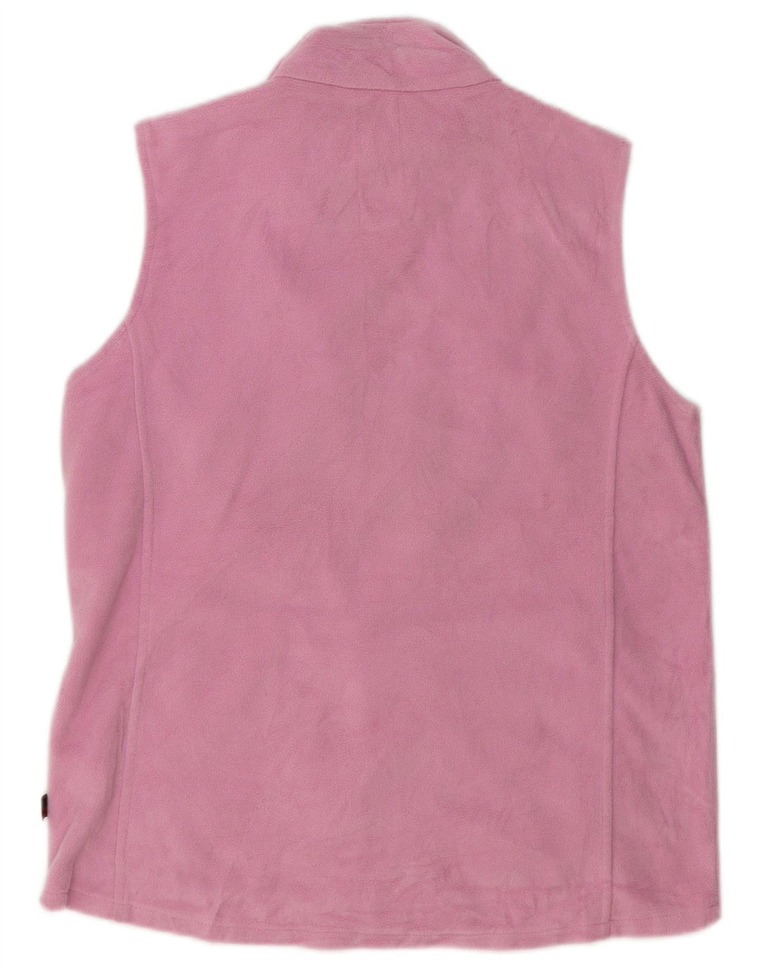WOOLRICH Womens Fleece Gilet UK 14 Medium Pink Polyester