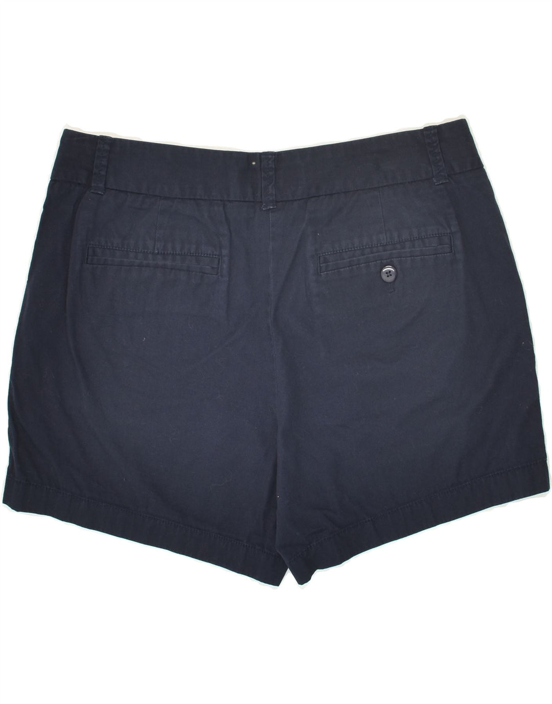 J. CREW Womens Broken In Chino Shorts US 6 Medium W30 Navy Blue Cotton Vintage J. Crew and Second-Hand J. Crew from Messina Hembry 
