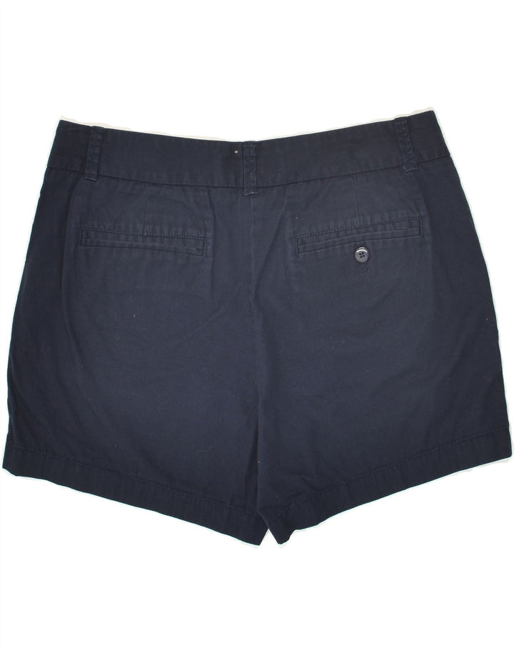 J. CREW Womens Broken In Chino Shorts US 6 Medium W30 Navy Blue Cotton Vintage J. Crew and Second-Hand J. Crew from Messina Hembry 