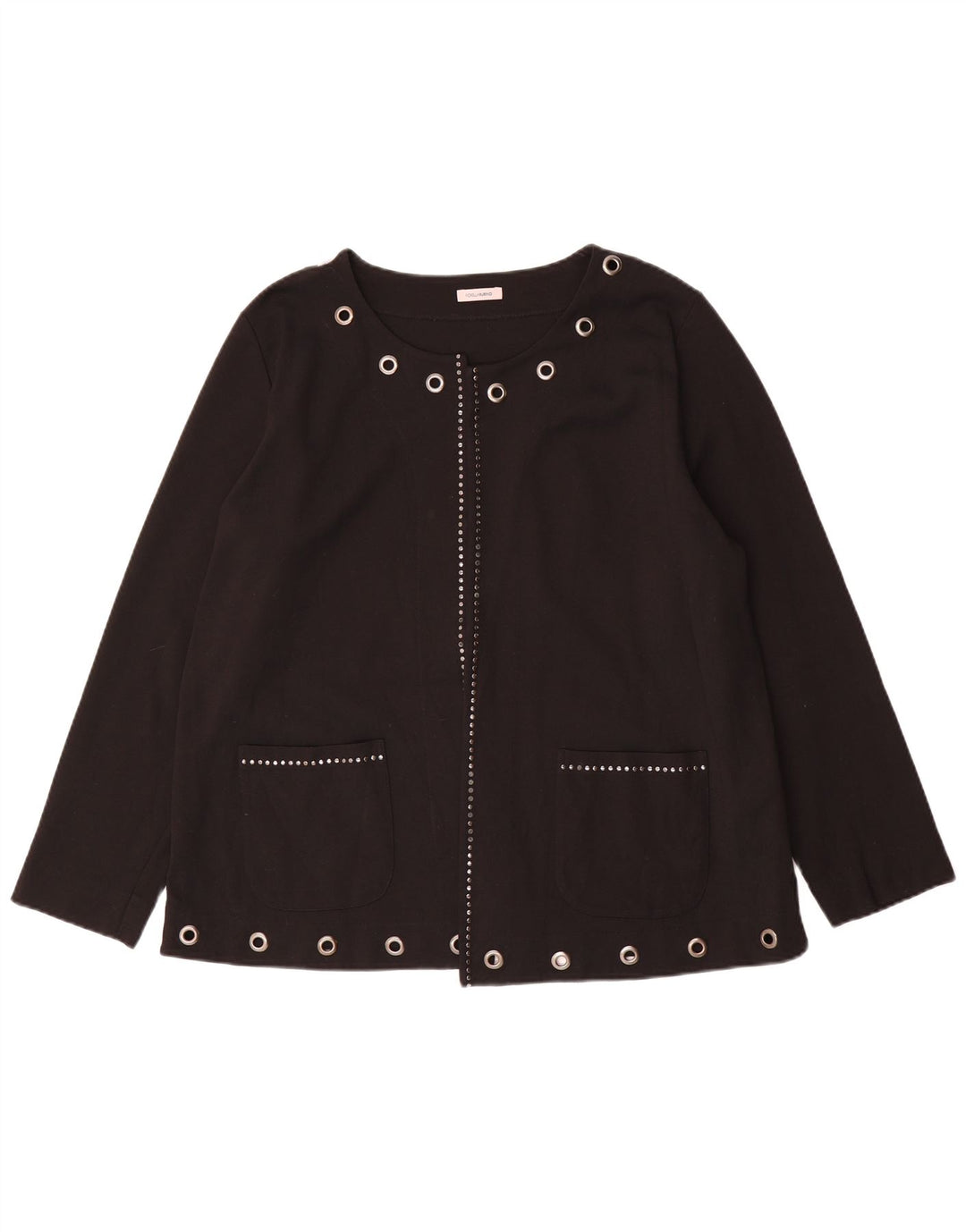 Giacca blazer aperta oversize da donna Fiorella Rubino UK 14 media nera