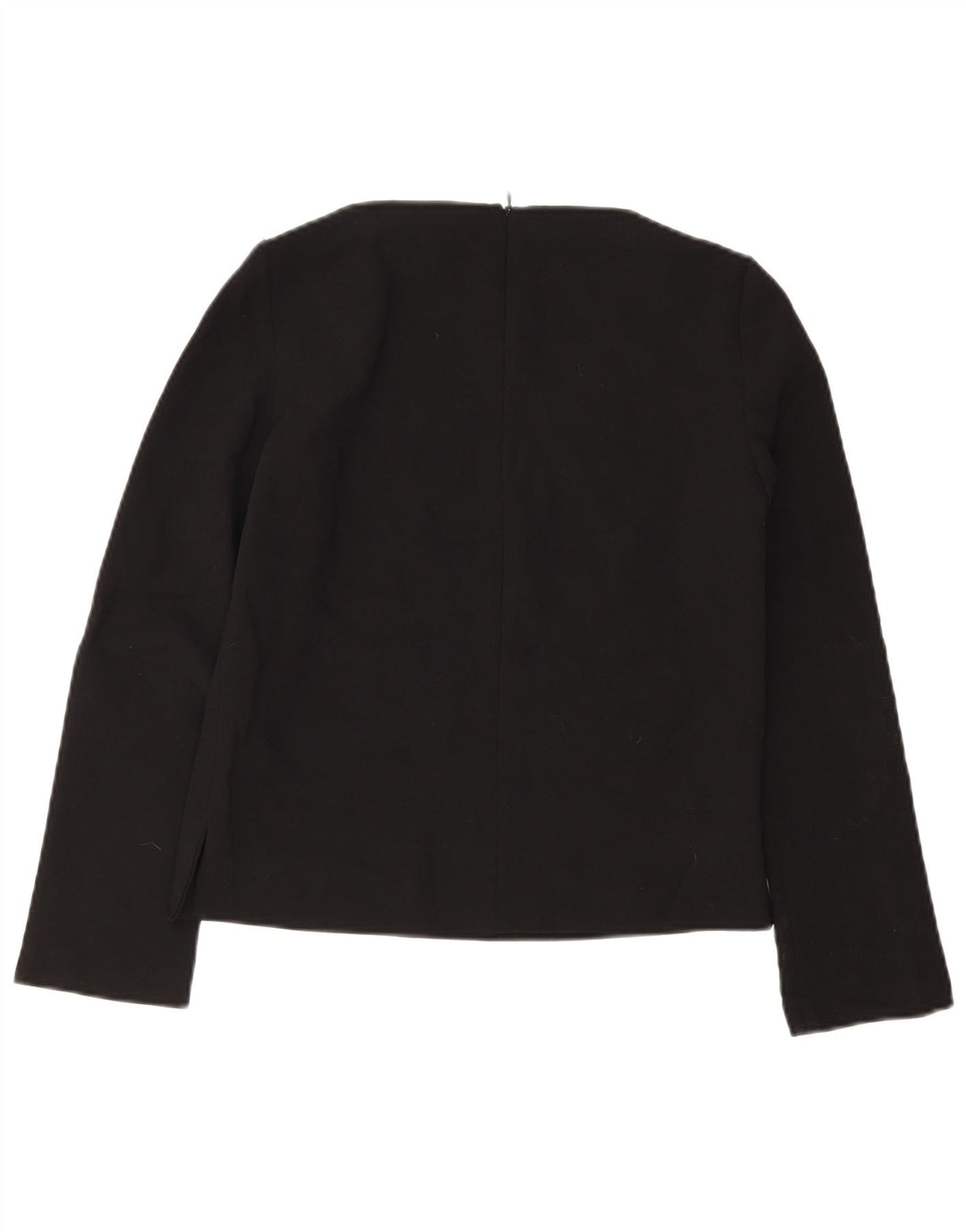 Zara Womens Top Long Sleeve UK 6 XS Black Polyester