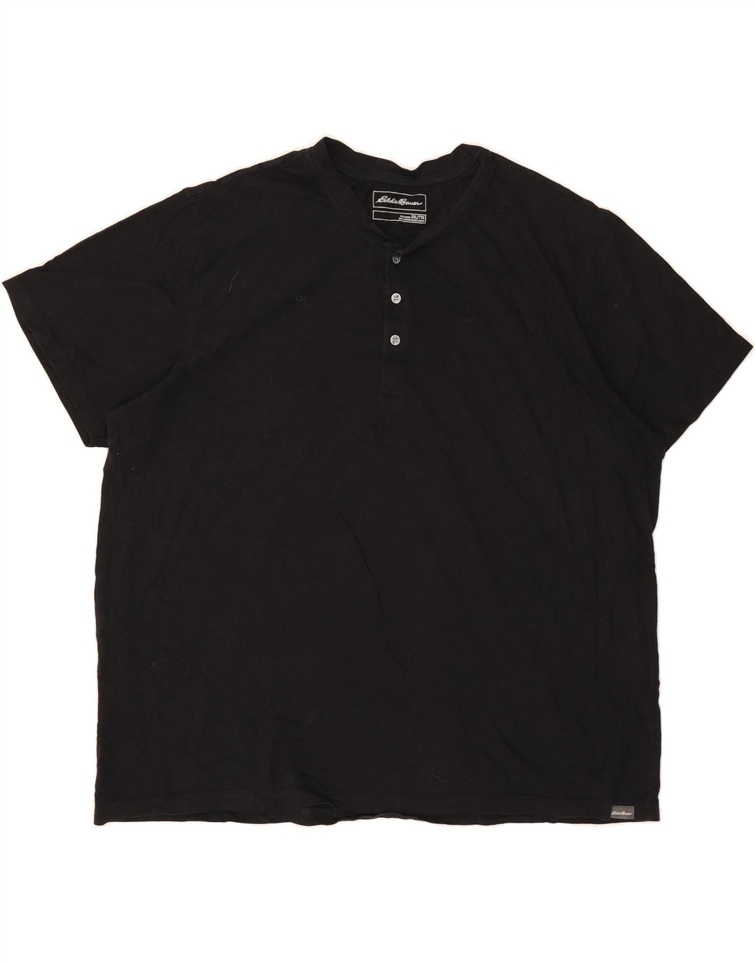 EDDIE BAUER Mens T-Shirt Top 2XL Black Cotton Vintage Eddie Bauer and Second-Hand Eddie Bauer from Messina Hembry 