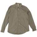 ZARA Mens Shirt Small Khaki Cotton