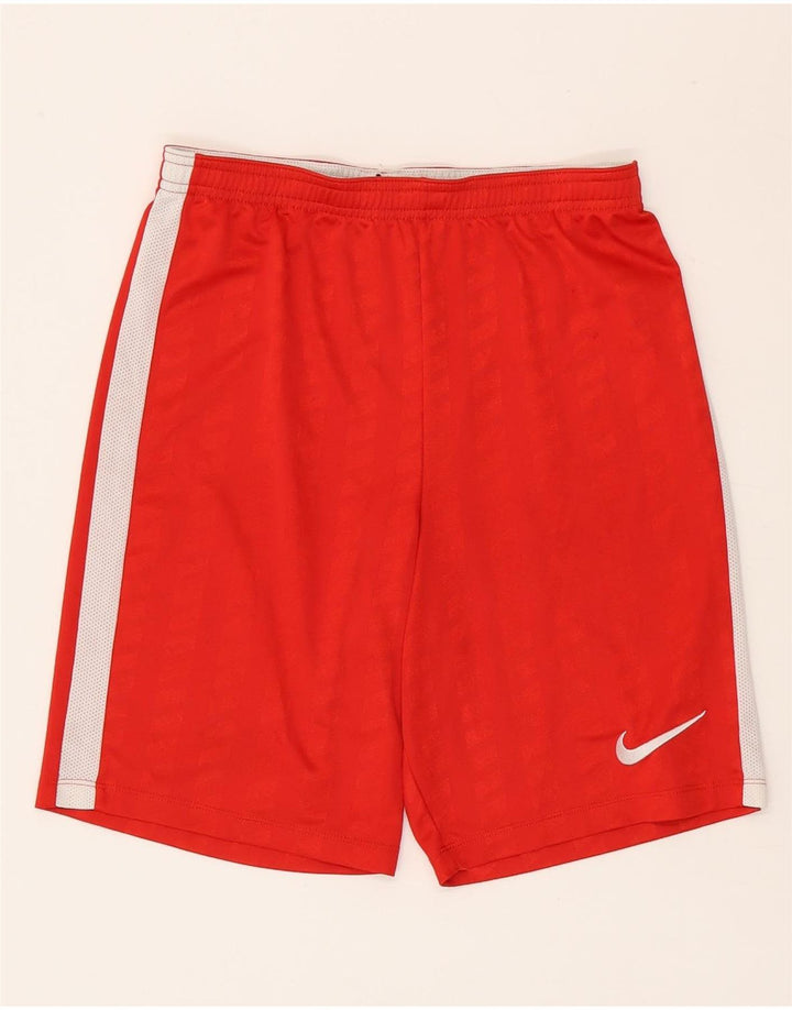Nike Short de sport Dri Fit pour homme en polyester color block Taille S Rouge