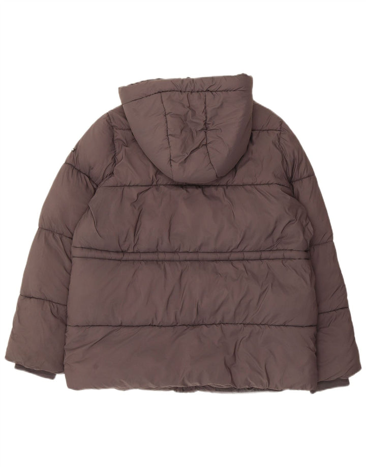 Giacca imbottita oversize con cappuccio da donna PEPE Jeans UK 10 piccola in poliestere grigio