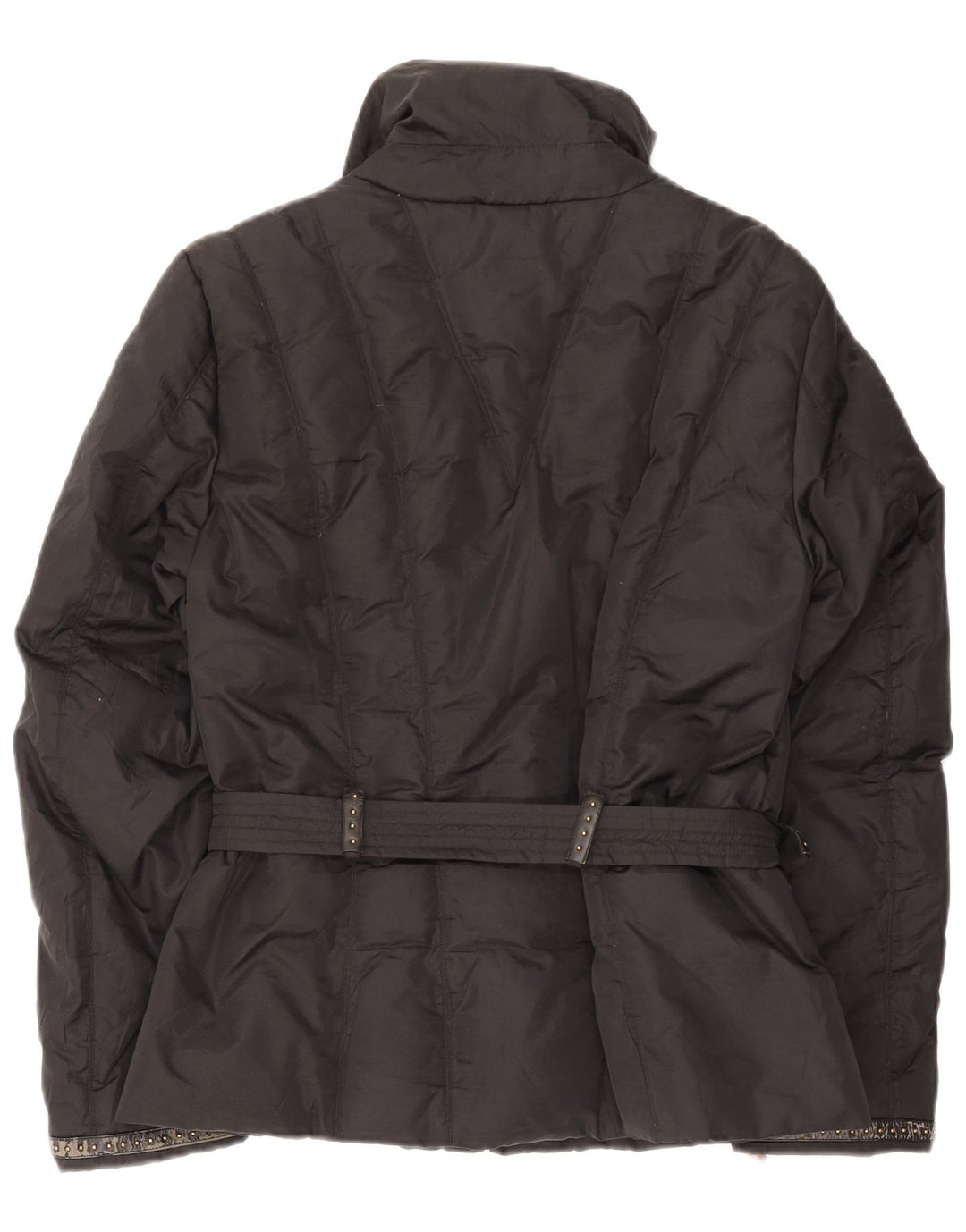 Trussardi Damen Wattierte Jacke IT 48 XL Schwarz Polyamid