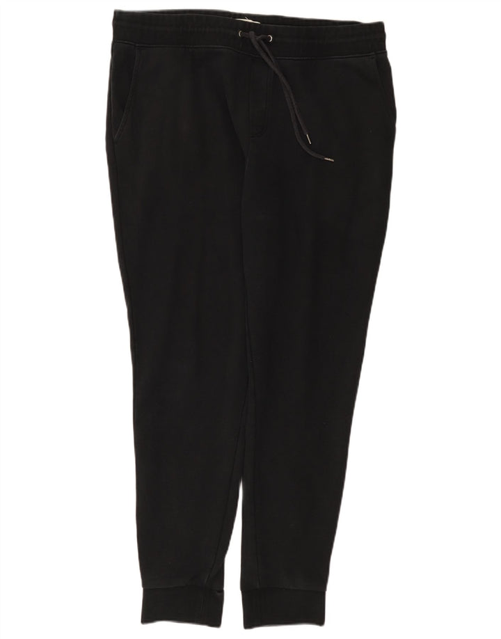 Marks & Spencer Mens Tracksuit Trousers Joggers Large Black Cotton