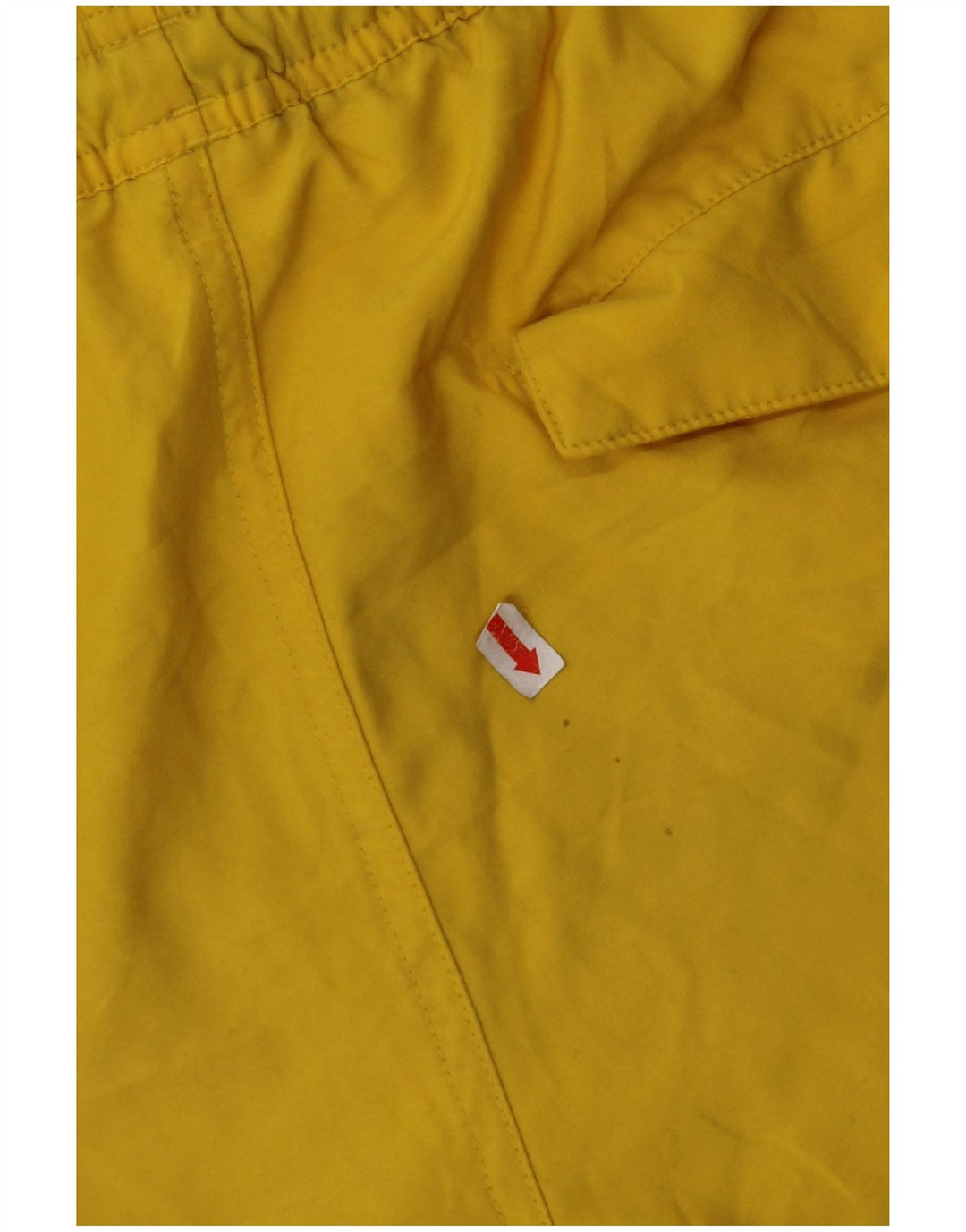 ADIDAS grafiske badeshorts til mænd, medium gul polyester