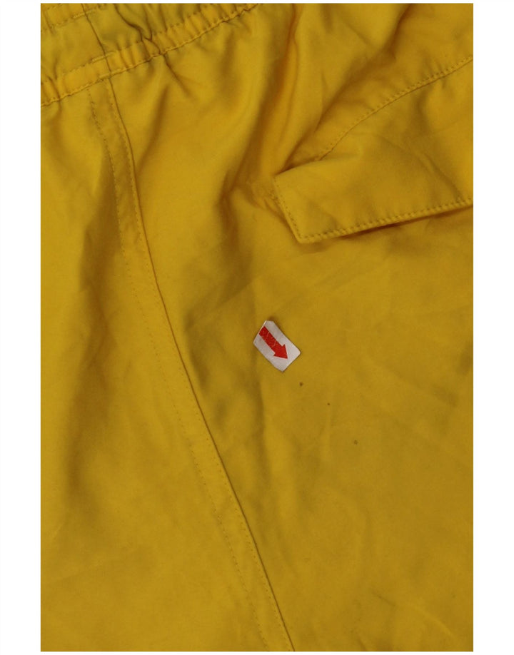 ADIDAS grafiske badeshorts til mænd, medium gul polyester