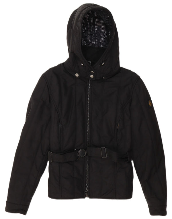 Refrigiwear Dame hættepolstret jakke IT 46 Large Black Polyester