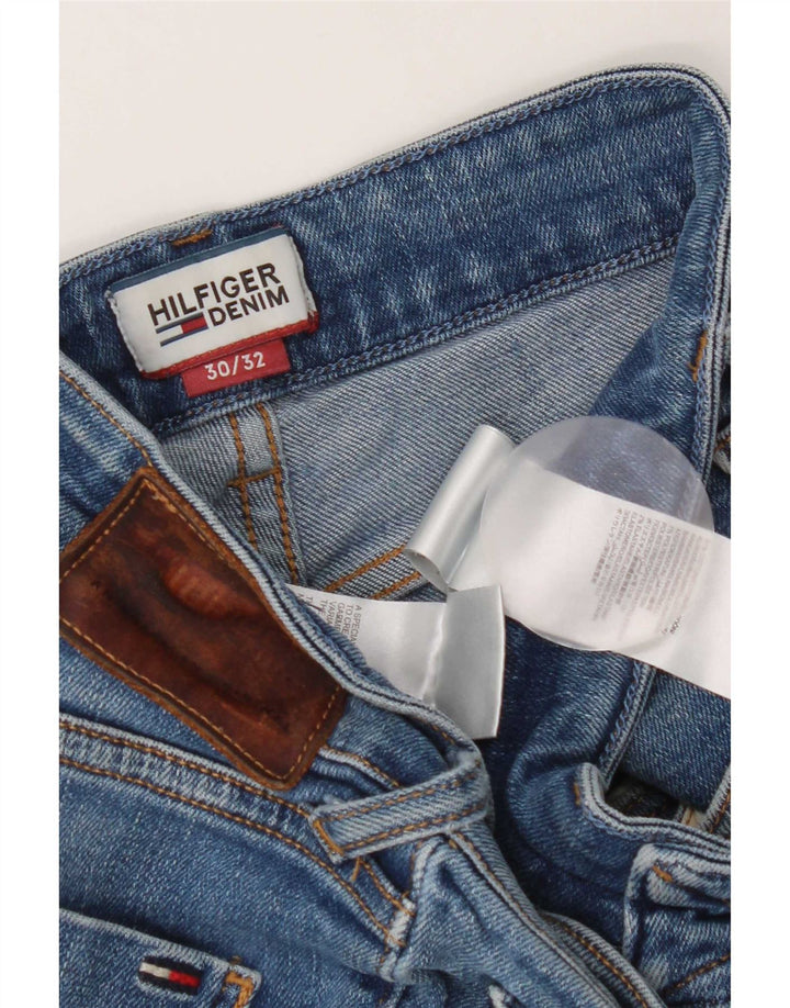 Tommy Hilfiger Mens Slim Jeans W30 L32 Blue Cotton