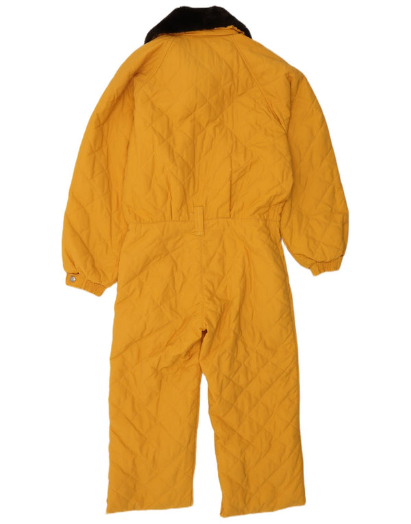 BELFE & BELFE Womens Ski Jumpsuit IT 42 Medium  Yellow Nylon