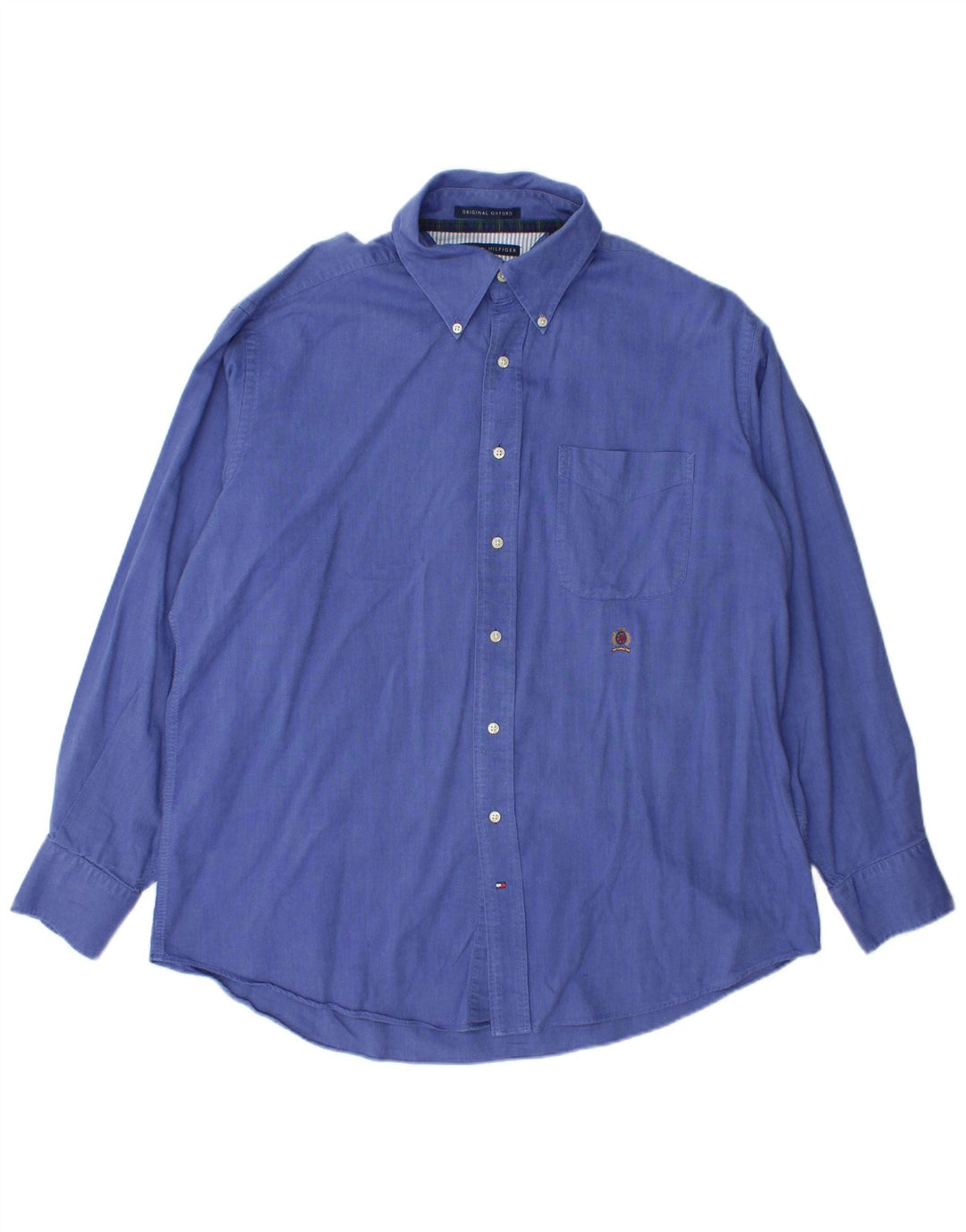 Tommy Hilfiger Chemise Homme Taille 16 1/2 Grand Bleu