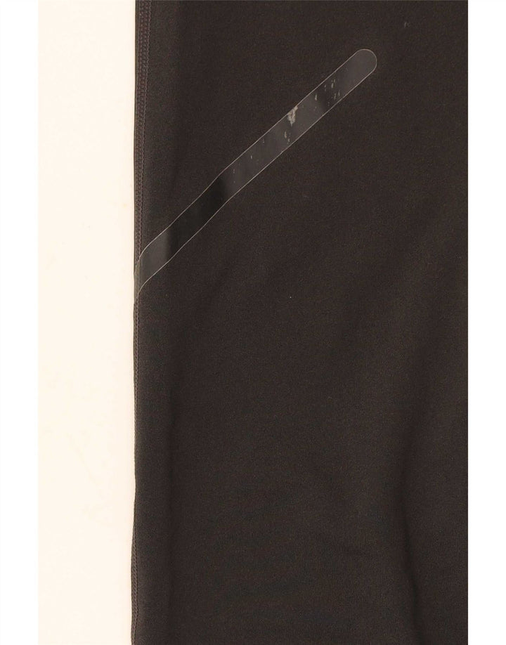 Puma Womens Leggings UK 12 Medium Black Polyester