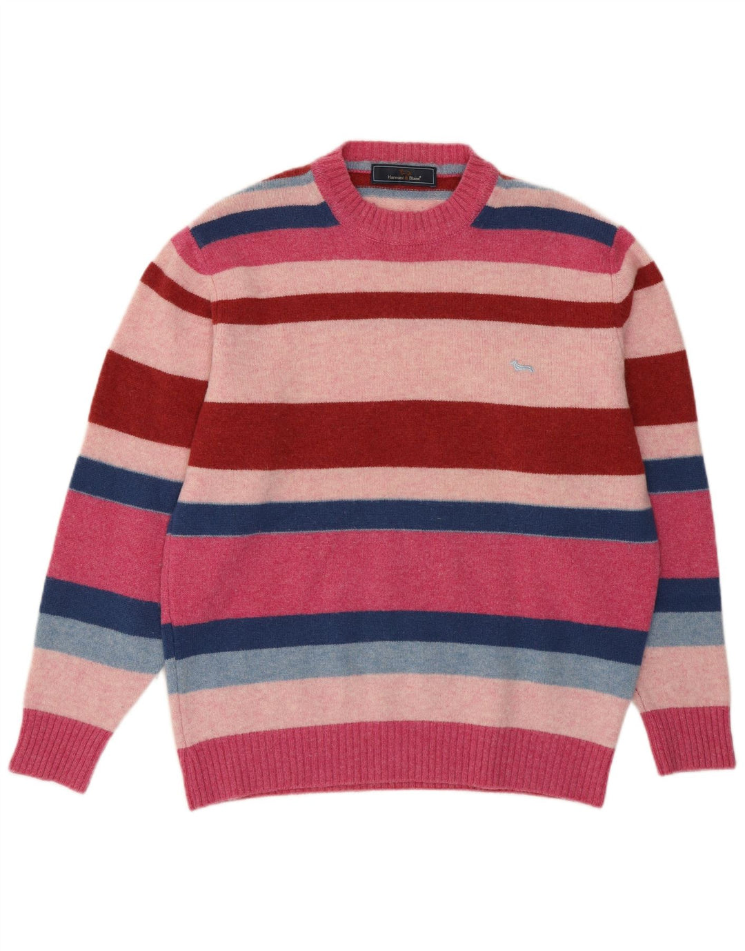 Harmont & Blaine Maglione girocollo da uomo a righe medie multicolore