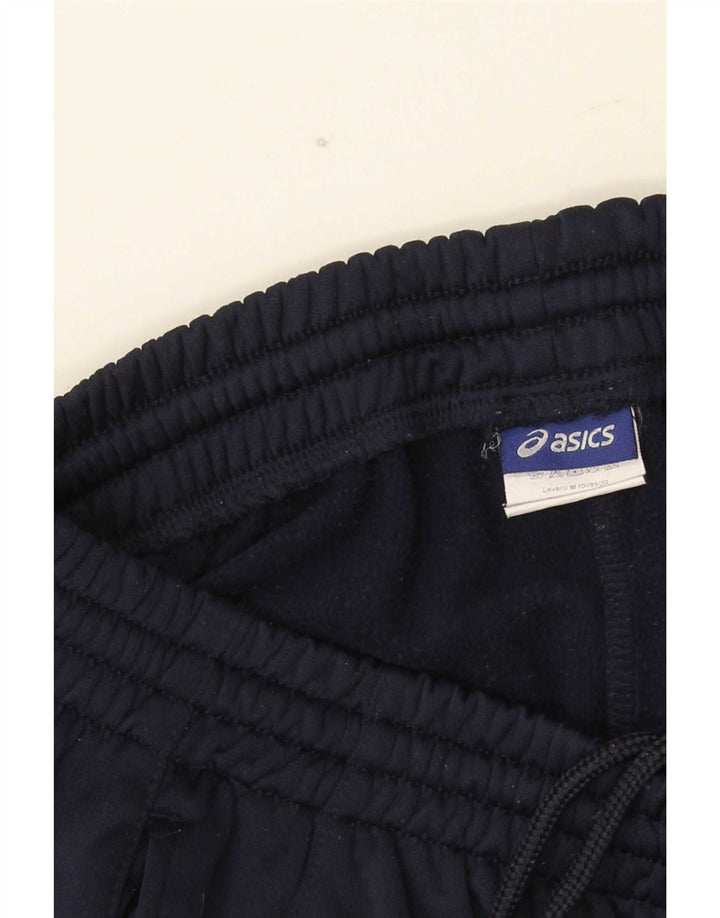 Asics Pantaloni da tuta da uomo con grafica Joggers Medio Poliestere blu navy