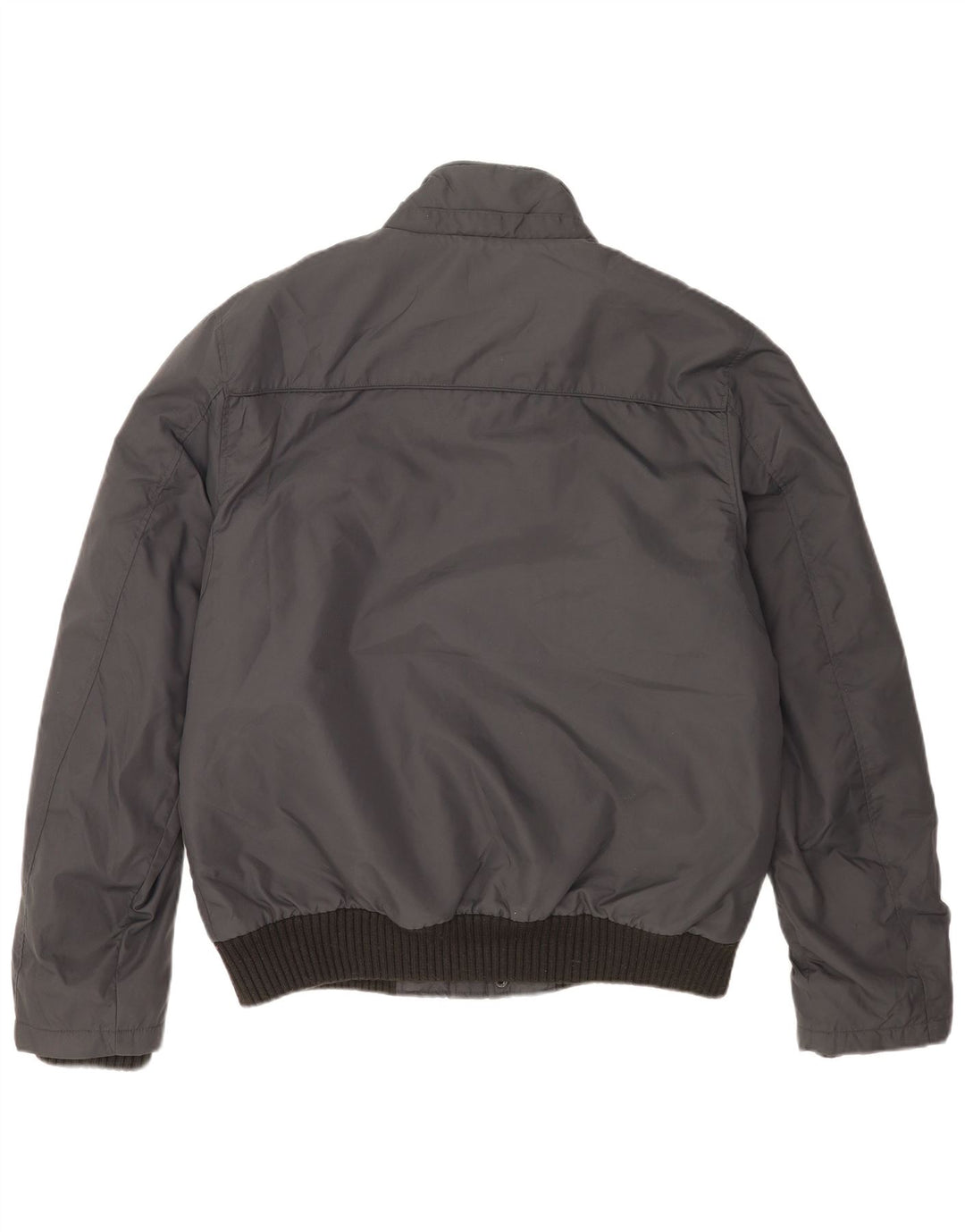 Jack & Jones Mens Bomber Jacket UK 42 XL Grey Nylon