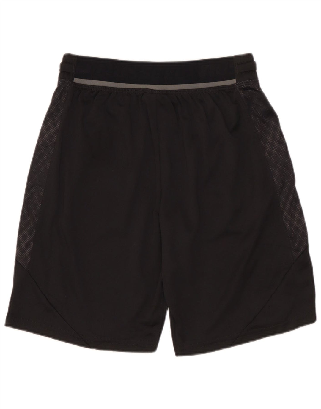 RUSSELL ATHLETIC Boys Sport Shorts 10-11 Years Large Black Polyester