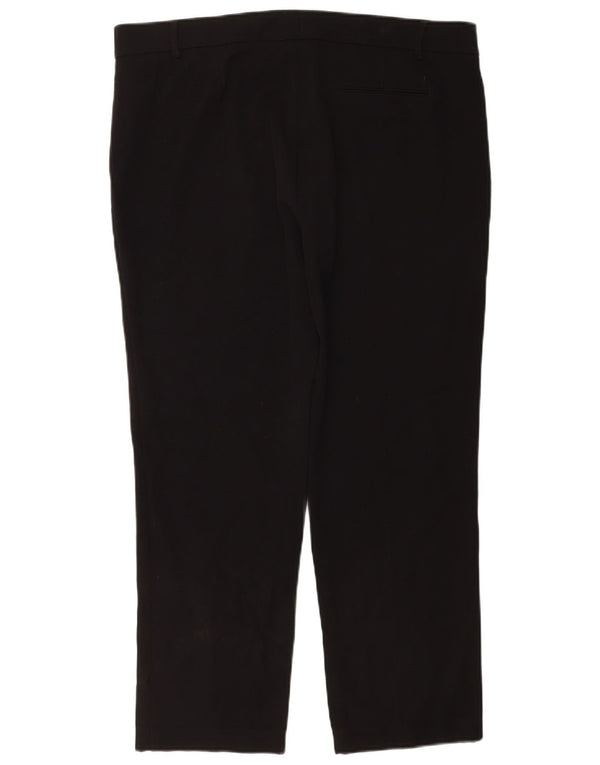 Marks & Spencer Lige fritidsbukser til kvinder UK 18 XL W38 L28 Sort