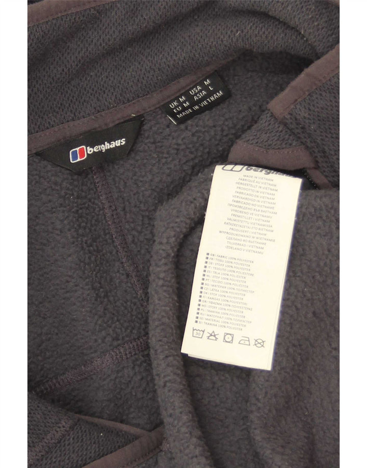 Berghaus Mens Zip Neck Fleece Jumper Medium Grey Polyester