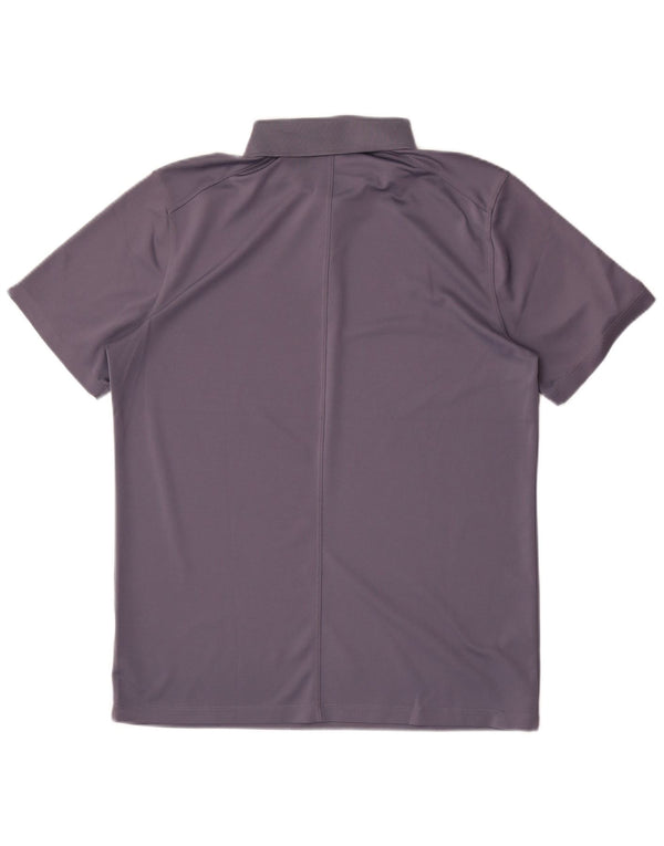Nike Mens Dri Fit Polo Shirt Large Grey