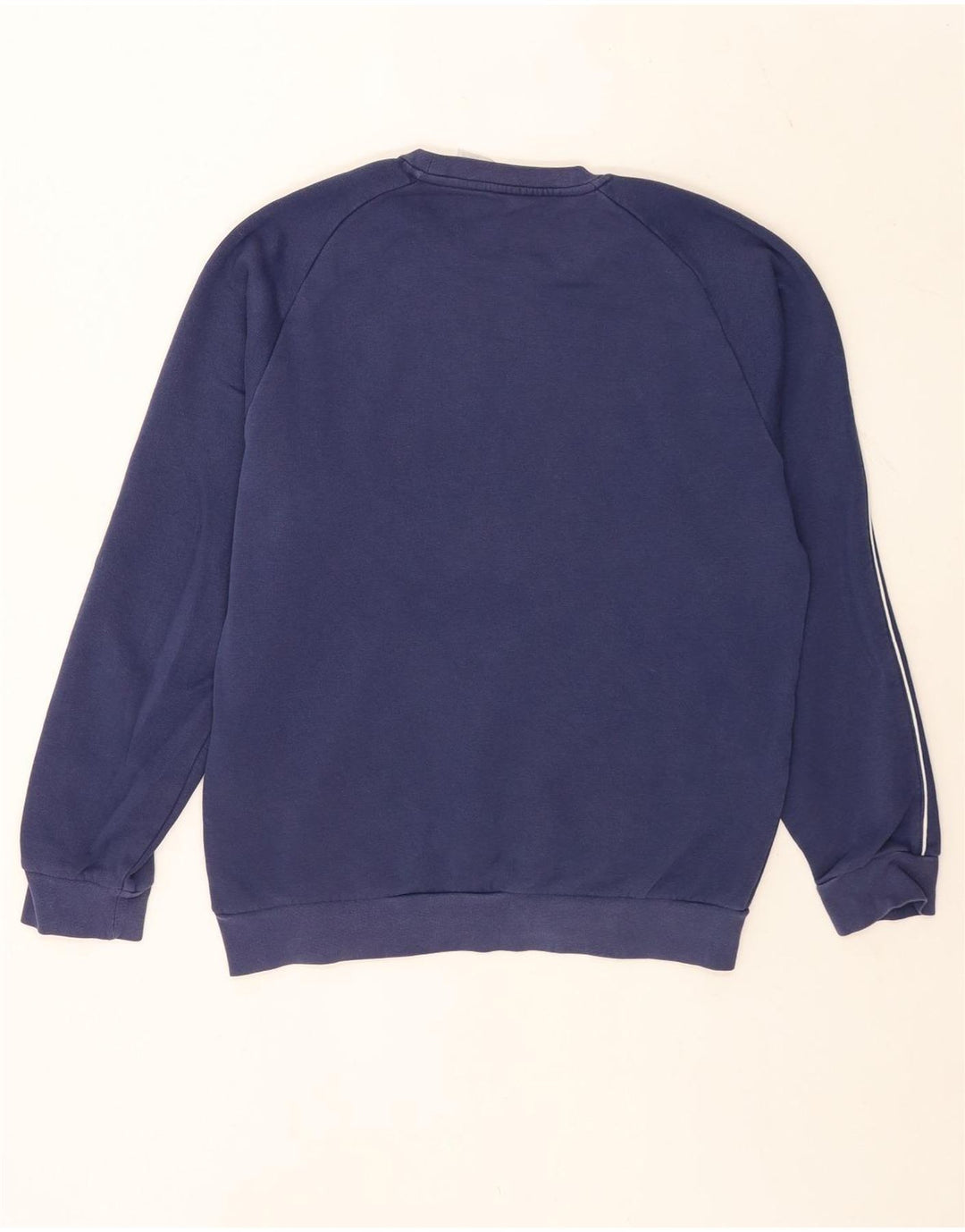 Felpa da uomo Adidas maglione medio blu navy in cotone