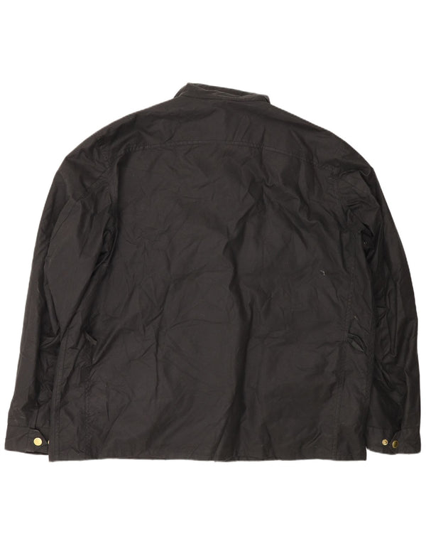 Giacca da uomo in cotone cerato Barbour UK 44 2XL cotone nero