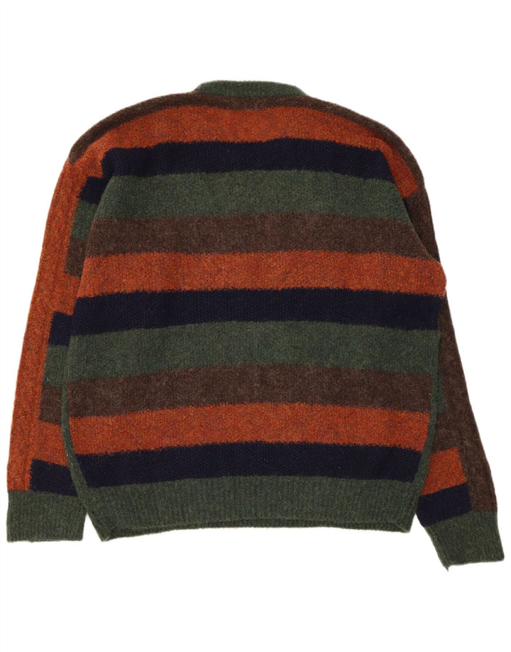 Trussardi Mens Crew Neck Jumper Sweater XL Multicoloured Striped