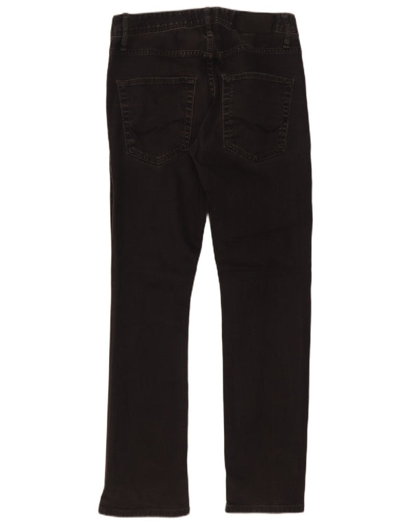 Jack & Jones Herre Clark Straight Jeans W29 L30 Sort Bomuld
