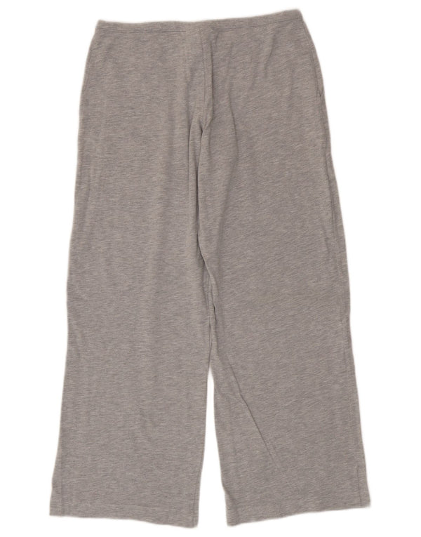 Reebok Pantalon de survêtement large pour femme UK 42 Gris moyen Coton