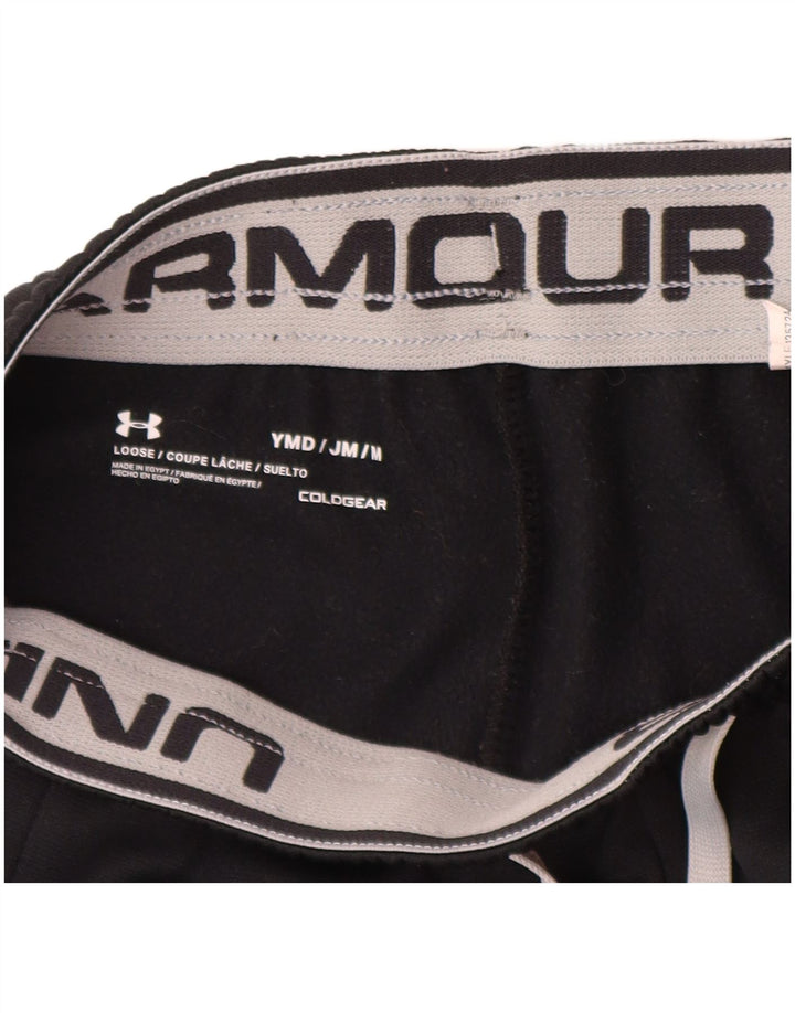 UNDER ARMOUR Boys Cold Gear Sport Shorts 9-10 Years Medium Black