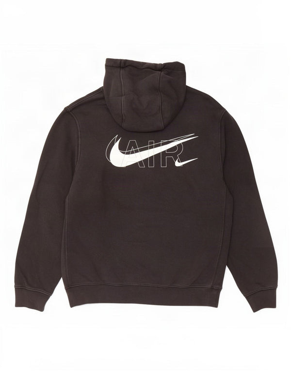 Nike Mens Graphic kapucnis pulóver kis fekete pamut