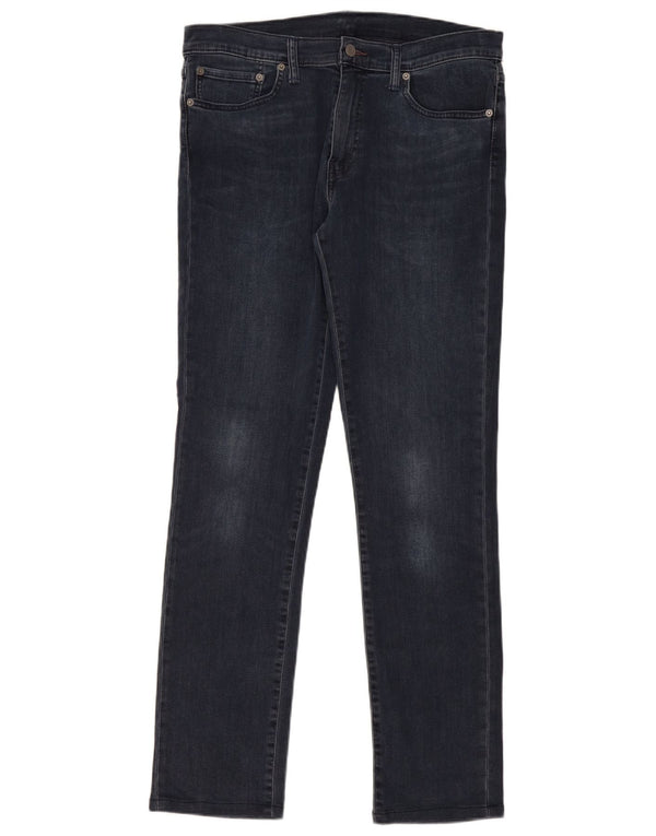 Levi's Mens 511 Slim Jeans W33 L34 Navy Blue Cotton