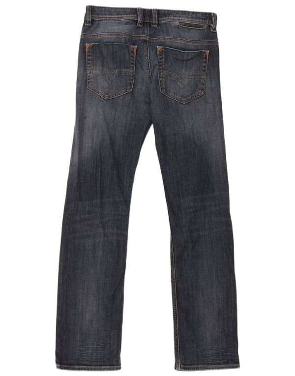 Diesel Mens Safado Regular Slim Straight Jeans W27 L30 kék pamut