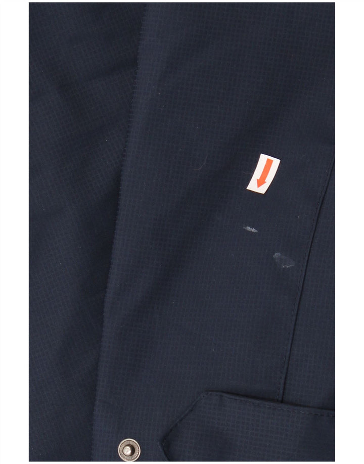 Izod Veste Coupe-Vent Homme UK 40 Grand Bleu Marine à Carreaux Polyester