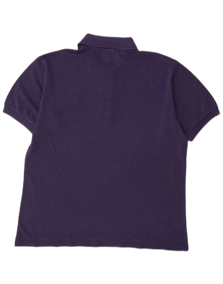 Lacoste herre poloshirt størrelse 4 Medium lilla bomuld